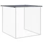 Gallinero con techo acero galvanizado antracita 1003x98x90 cm de vidaXL, Jaulas y habitáculos para animales pequeños - Ref: F...