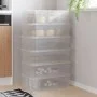 Cajas de almacenaje apilables 6 uds plástico 25 L de vidaXL, Cestas para almacenaje - Ref: Foro24-3189188, Precio: 103,83 €, ...
