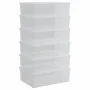 Cajas de almacenaje apilables 6 uds plástico 25 L de vidaXL, Cestas para almacenaje - Ref: Foro24-3189188, Precio: 103,83 €, ...