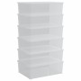 Cajas de almacenaje apilables 6 uds plástico 25 L de vidaXL, Cestas para almacenaje - Ref: Foro24-3189188, Precio: 106,01 €, ...