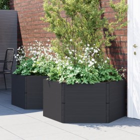 Jardineras 2 uds PP gris antracita de vidaXL, Maceteros y jardineras - Ref: Foro24-3189184, Precio: 182,92 €, Descuento: %