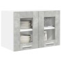 Mueble colgante con puerta Riga Gris Concreto 60 x 31 x 40 cm en Armarios de cocina | Comprar online en Foru.es