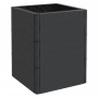 Jardineras 2 uds PP gris antracita de vidaXL, Maceteros y jardineras - Ref: Foro24-3189184, Precio: 182,92 €, Descuento: %
