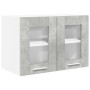 Mueble colgante Riga 2 pcs Gris Concreto 60 x 31 x 40 cm en Armarios de cocina | Comprar online en Foru.es