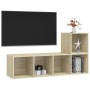 Juego de muebles de salón 2 pzas madera ingeniería roble Sonoma en Muebles TV | Comprar online en Foru.es