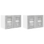Mueble colgante Riga 2 pcs Gris Sonoma 60 x 31 x 40 cm en Armarios de cocina | Comprar online en Foru.es