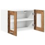 Mueble colgante Riga 2 pcs Madera vieja 60 x 31 x 40 cm en Armarios de cocina | Comprar online en Foru.es