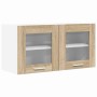 Mueble colgante con puerta Riga Roble Sonoma y 80 x 31 x 40 cm en Armarios de cocina | Comprar online en Foru.es