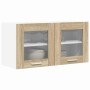 Mueble colgante con puerta Riga Roble Sonoma y 80 x 31 x 40 cm en Armarios de cocina | Comprar online en Foru.es