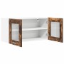 Mueble colgante con puerta Riga Roble Ahumado y 80 x 31 x 40 cm en Armarios de cocina | Comprar online en Foru.es