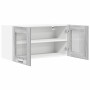 Mueble colgante con puerta Riga Gris Sonoma y 80 x 31 x 40 cm en Armarios de cocina | Comprar online en Foru.es