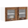 Mueble colgante con puerta Riga Madera Vieja y 80 x 31 x 40 cm en Armarios de cocina | Comprar online en Foru.es