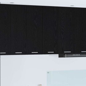 Mueble colgante con puerta Riga Roble Negro y 30 x 31 x 80 cm en Armarios de cocina | Comprar online en Foru.es