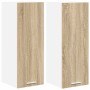Mueble colgante Riga 2 pcs Roble Sonoma y 30 x 31 x 80 cm en Armarios de cocina | Comprar online en Foru.es