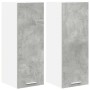 Mueble colgante Riga 2 pcs Gris Concreto y 30 x 31 x 80 cm en Armarios de cocina | Comprar online en Foru.es