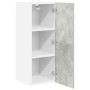 Mueble colgante Riga 2 pcs Gris Concreto y 30 x 31 x 80 cm en Armarios de cocina | Comprar online en Foru.es
