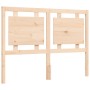 Estructura de cama con cabecero madera maciza 140x200 cm de vidaXL, Camas y somieres - Ref: Foro24-3194051, Precio: 137,88 €,...