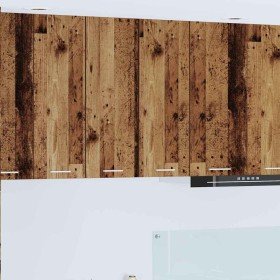 Mueble colgante Riga 2 pcs Madera Vieja y 30 x 31 x 80 cm en Armarios de cocina | Comprar online en Foru.es