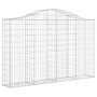 Cestas gaviones 11 uds forma de arco hierro 200x30x120/140 cm de vidaXL, Maceteros y jardineras - Ref: Foro24-3145460, Precio...