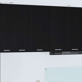 Mueble colgante con puerta Riga Roble Negro y 40 x 31 x 80 cm en Armarios de cocina | Comprar online en Foru.es