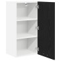 Mueble colgante con puerta Riga Roble Negro y 40 x 31 x 80 cm en Armarios de cocina | Comprar online en Foru.es