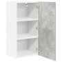 Mueble colgante con puerta Riga Gris Concreto y 40 x 31 x 80 cm en Armarios de cocina | Comprar online en Foru.es