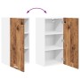 Mueble colgante con puerta Riga Madera Vieja y 40 x 31 x 80 cm en Armarios de cocina | Comprar online en Foru.es