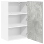 Mueble colgante con puerta Riga Gris Concreto y 50 x 31 x 80 cm en Armarios de cocina | Comprar online en Foru.es
