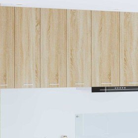 Mueble colgante con puerta Riga Roble Sonoma 60 x 31 x 80 cm en Armarios de cocina | Comprar online en Foru.es