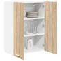 Mueble colgante con puerta Riga Roble Sonoma 60 x 31 x 80 cm en Armarios de cocina | Comprar online en Foru.es