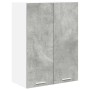 Mueble colgante con puerta Riga Gris Concreto 60 x 31 x 80 cm en Armarios de cocina | Comprar online en Foru.es