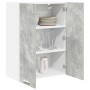 Mueble colgante con puerta Riga Gris Concreto 60 x 31 x 80 cm en Armarios de cocina | Comprar online en Foru.es