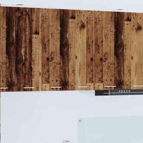 Mueble colgante con puerta Riga Madera vieja 60 x 31 x 80 cm en Armarios de cocina | Comprar online en Foru.es
