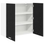 Mueble colgante con puerta Riga Roble Negro 80 x 31 x 80 cm en Armarios de cocina | Comprar online en Foru.es