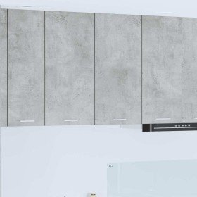 Mueble colgante con puerta Riga Gris Concreto 80 x 31 x 80 cm en Armarios de cocina | Comprar online en Foru.es