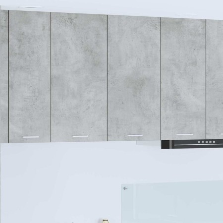 Mueble colgante con puerta Riga Gris Concreto 80 x 31 x 80 cm en Armarios de cocina | Comprar online en Foru.es