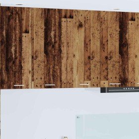 Mueble colgante con puerta Riga Madera vieja 80 x 31 x 80 cm en Armarios de cocina | Comprar online en Foru.es