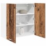 Mueble colgante con puerta Riga Madera vieja 80 x 31 x 80 cm en Armarios de cocina | Comprar online en Foru.es
