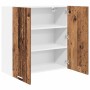 Mueble colgante con puerta Riga Madera vieja 80 x 31 x 80 cm en Armarios de cocina | Comprar online en Foru.es