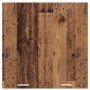 Mueble colgante con puerta Riga Madera vieja 80 x 31 x 80 cm en Armarios de cocina | Comprar online en Foru.es