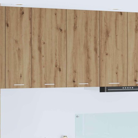 Mueble colgante con puerta Riga Roble artesanal 80 x 31 x 80 cm en Armarios de cocina | Comprar online en Foru.es