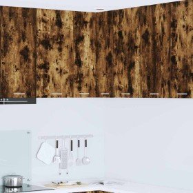 Mueble colgante Riga Roble Ahumado y 57 x 57 x 80 cm en Armarios de cocina | Comprar online en Foru.es