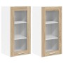 Mueble colgante Riga 2 pcs Roble Sonoma 40 x 31 x 80 cm en Armarios de cocina | Comprar online en Foru.es