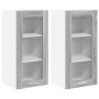 Mueble colgante Riga 2 pcs Gris Sonoma 40 x 31 x 80 cm en Armarios de cocina | Comprar online en Foru.es