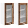 Mueble colgante Riga 2 pcs Madera vieja 40 x 31 x 80 cm en Armarios de cocina | Comprar online en Foru.es