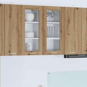 Mueble colgante Riga 2 pcs Roble artesanal 40 x 31 x 80 cm en Armarios de cocina | Comprar online en Foru.es