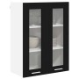 Mueble colgante con puerta Riga Roble Negro 60 x 31 x 80 cm en Armarios de cocina | Comprar online en Foru.es
