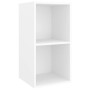 Muebles de pared para TV 2 uds madera contrachapada blanco en Muebles TV | Comprar online en Foru.es