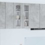 Mueble colgante con puerta Riga Gris Concreto 60 x 31 x 80 cm en Armarios de cocina | Comprar online en Foru.es
