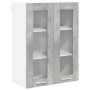 Mueble colgante con puerta Riga Gris Concreto 60 x 31 x 80 cm en Armarios de cocina | Comprar online en Foru.es